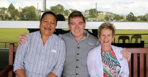 Fee, Justin & Cheryl Southport Sharks Staff Anniversary