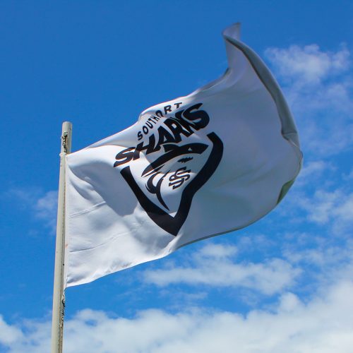 Southport Sharks football flag