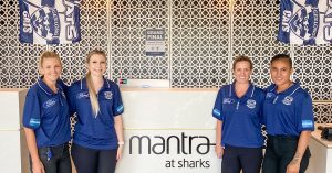 Mantra at Sharks - Staff in Geelong polos