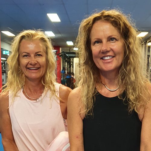Group Fitness sisters Kelly & Deb